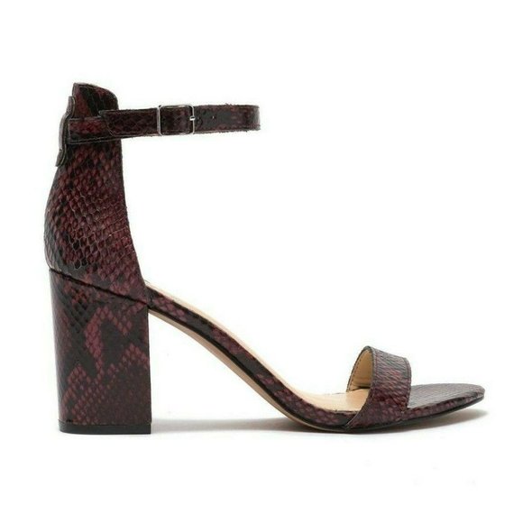 Vince Camuto Shoes - Vince Camuto Women Block Heels Sandal Snake Print